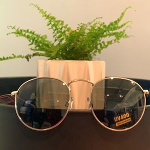 Unisex round sunglasses